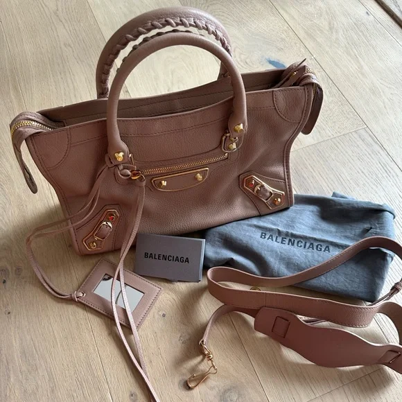 Balenciaga Motocross Classic Metallic Edge City S Bag - Picture 2 of 11